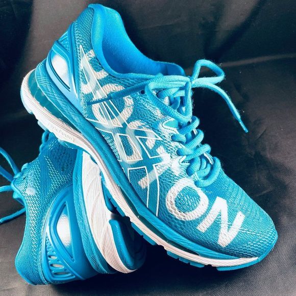 Asics | Shoes | Mint Condition Asics Gel Nimbus 2 Boston Marathon Edition  Womens 85 Us Blue | Poshmark